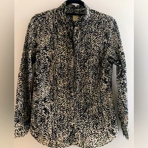 J. Crew Animal Print Perfect Shirt 8